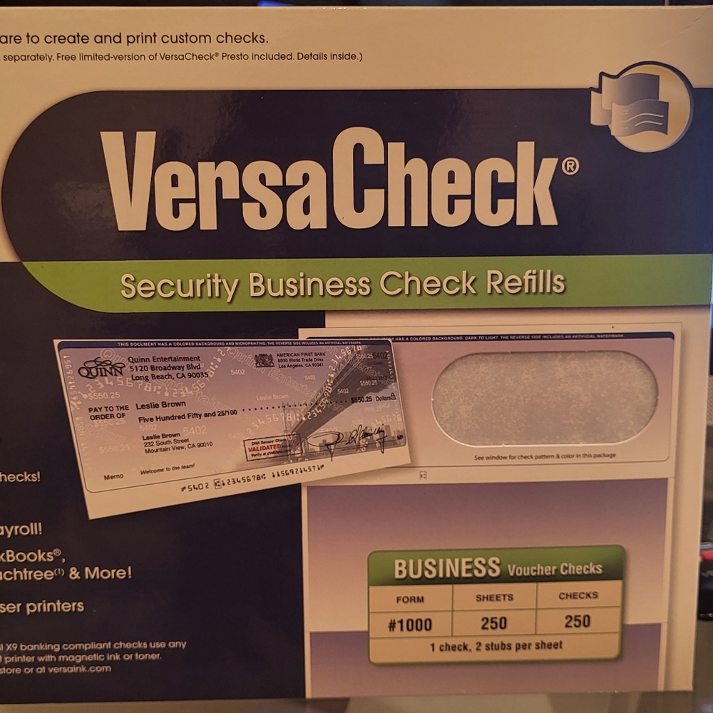 Business Check Refills